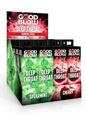deep throat numbing spray pop display cherry/spearmint 24 pcs deep throat numbing spray pop display cherry/spearmint 24 pcs