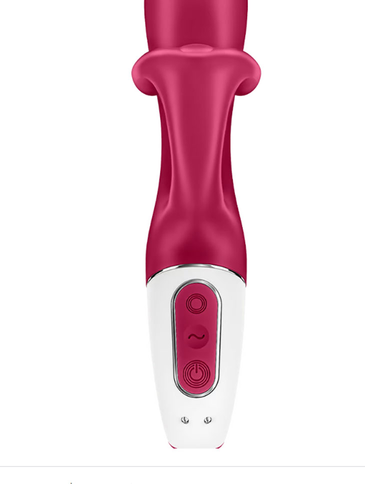 satisfyer embrace me rabbit vibrator berry