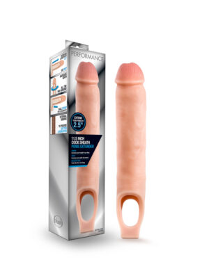 performance 11.5 inch cock sheath penis extender vanilla performance 11.5 inch cock sheath penis extender vanilla