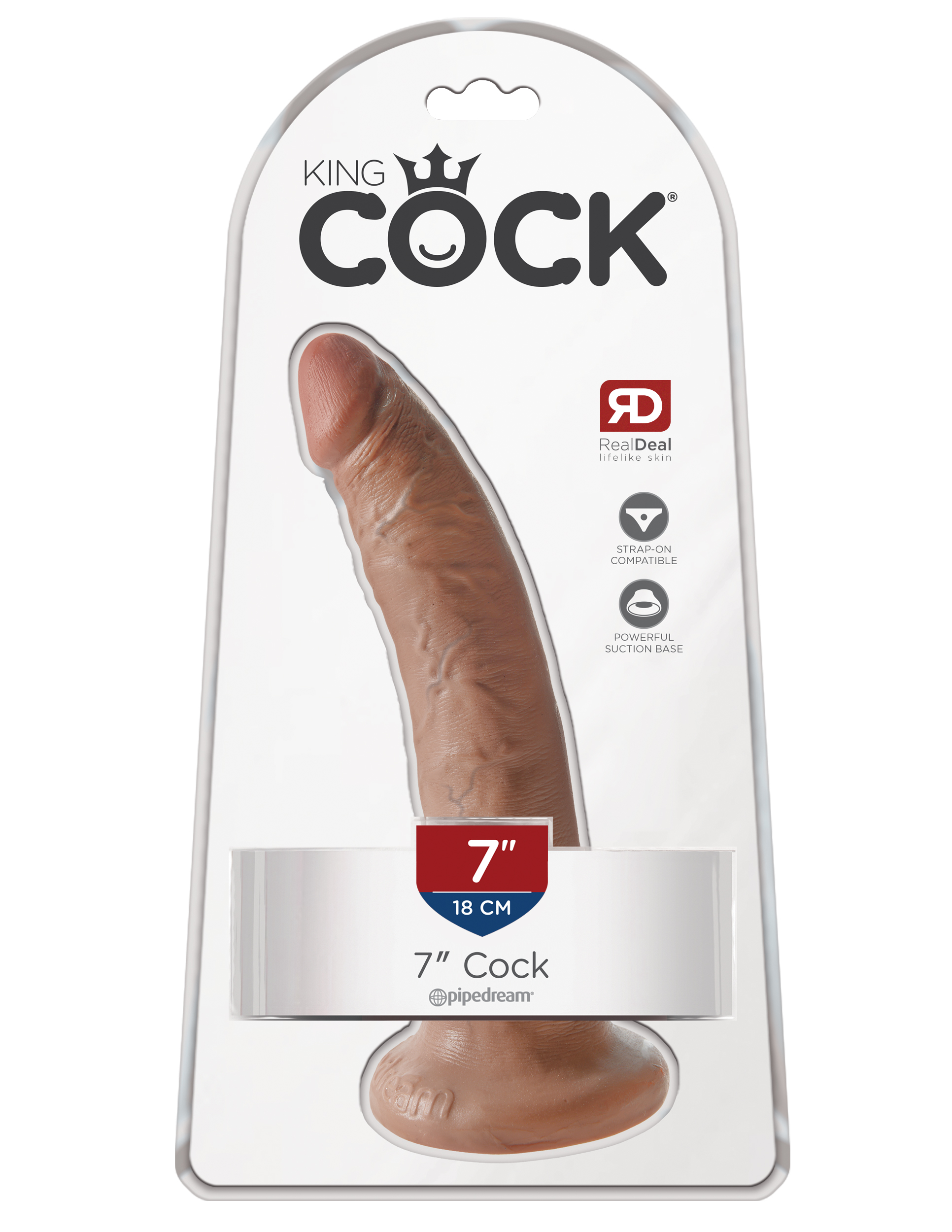 king cock 7 inch cock tan king cock 7 inch cock tan