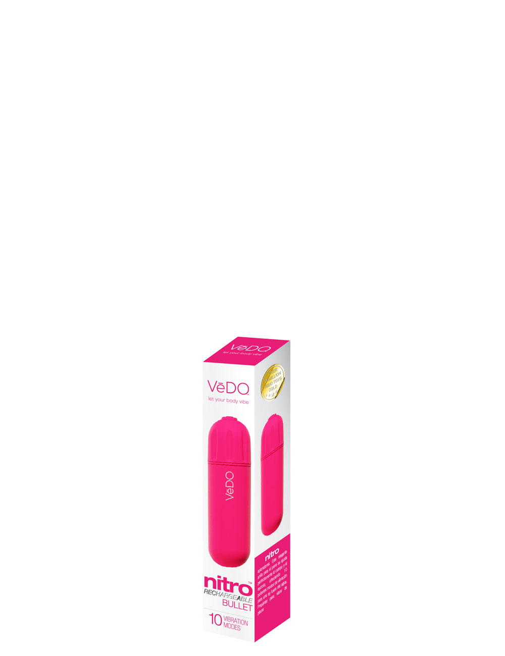nitro rechargeable bullet pink