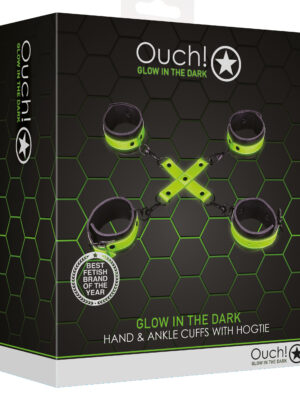 hand and ankle cuffs with hogtie glow in the dark hand and ankle cuffs with hogtie glow in the dark