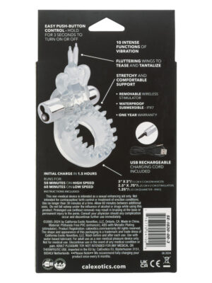 wireless butterfly ring rechargeable