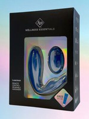 luscious remote control wearable massager blue