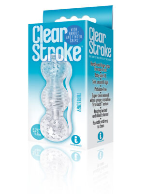 the 9's clear stroke threeway masturbator the 9's clear stroke threeway masturbator