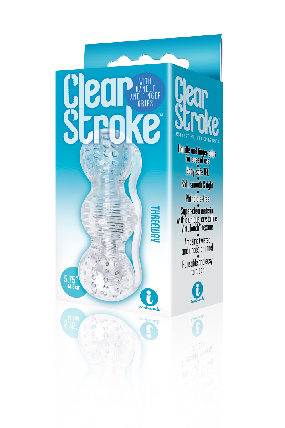 the 9's clear stroke threeway masturbator the 9's clear stroke threeway masturbator