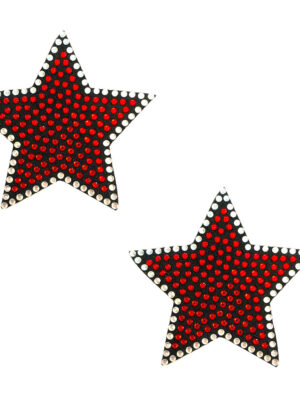 starfire red black crystal reusable silicone nipztix