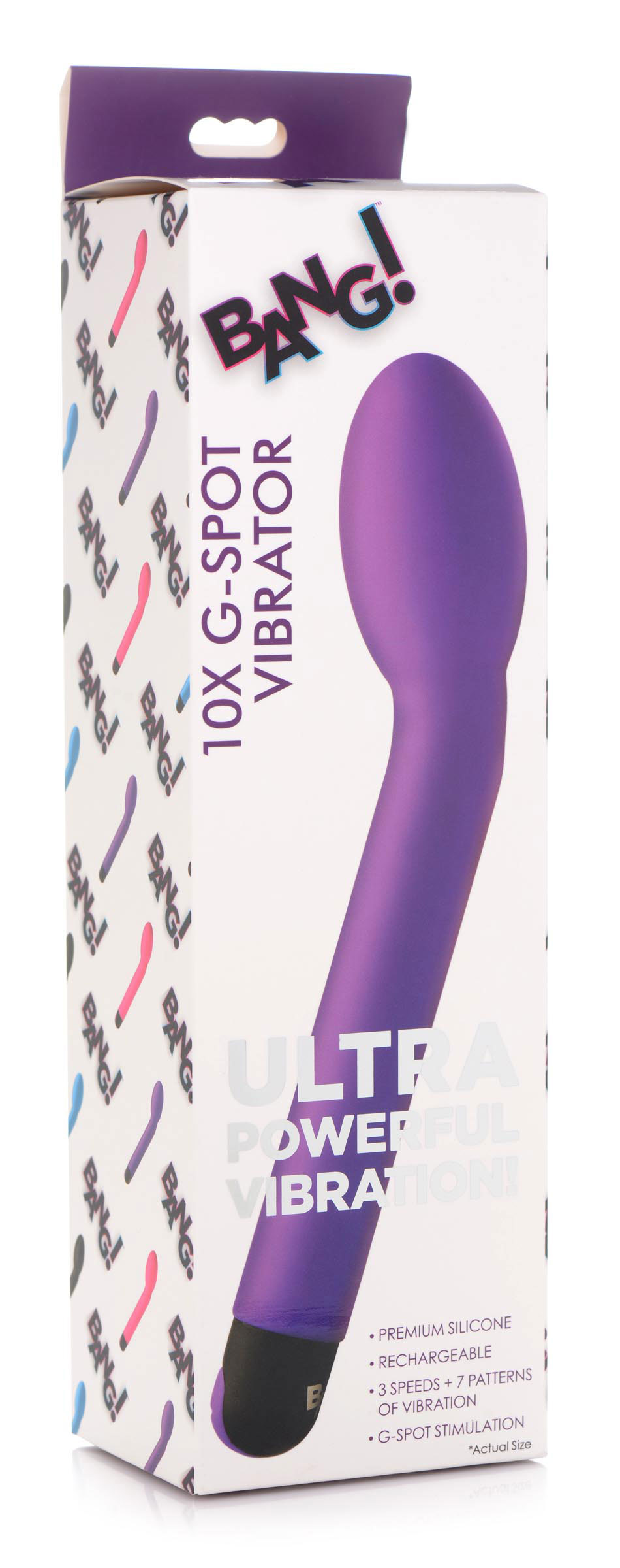 10x g spot vibrator purple