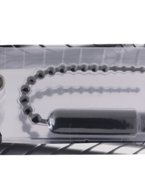 dark rod vibrating beaded silicone sound