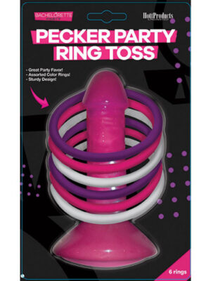 pink pecker party ring toss