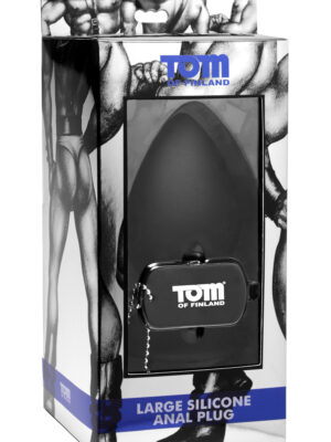 tom of fin silicone anal plug xl / large tom of fin silicone anal plug xl / large