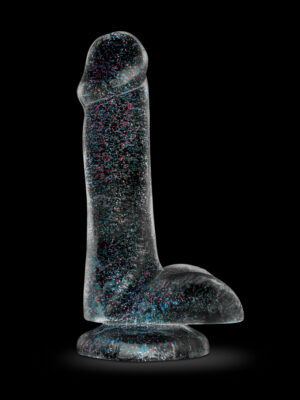 naturally yours 6 inch glitter cock sparkling clear
