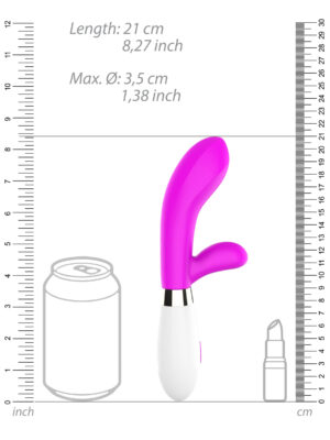achilles ultra soft silicone 10 speeds fuchsia