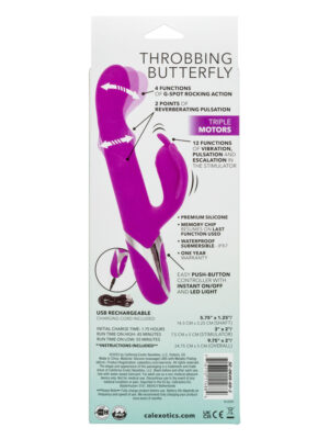 enchanted throbbing butterfly purple