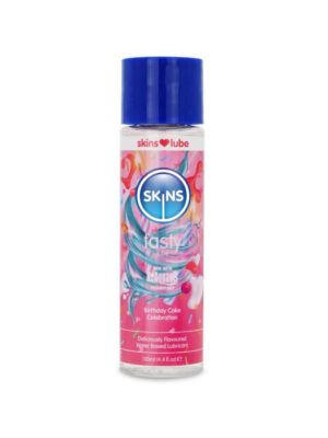 skins birthday cake water based lubricant 4.4 fl oz skins birthday cake water based lubricant 4.4 fl oz