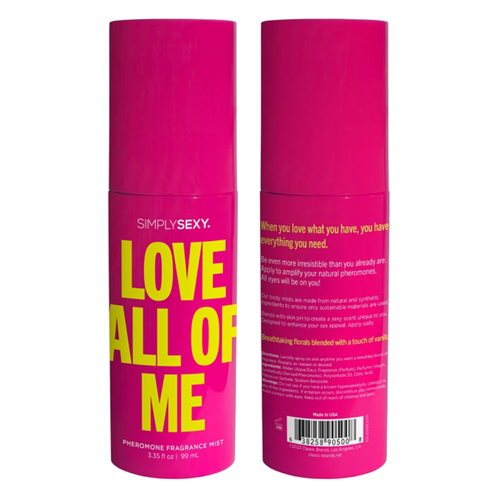 love all of me pheromone fragrance mists 3.35 oz