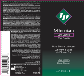 id millennium silicone lubricant 4.4 oz