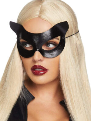 vinyl cat mask os black vinyl cat mask os black