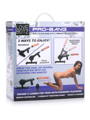 pro bang sex machine with remote control pro bang sex machine with remote control