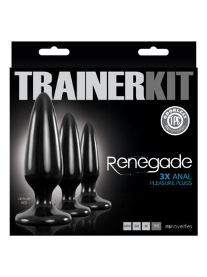 renegade pleasure plug 3pc trainer kit