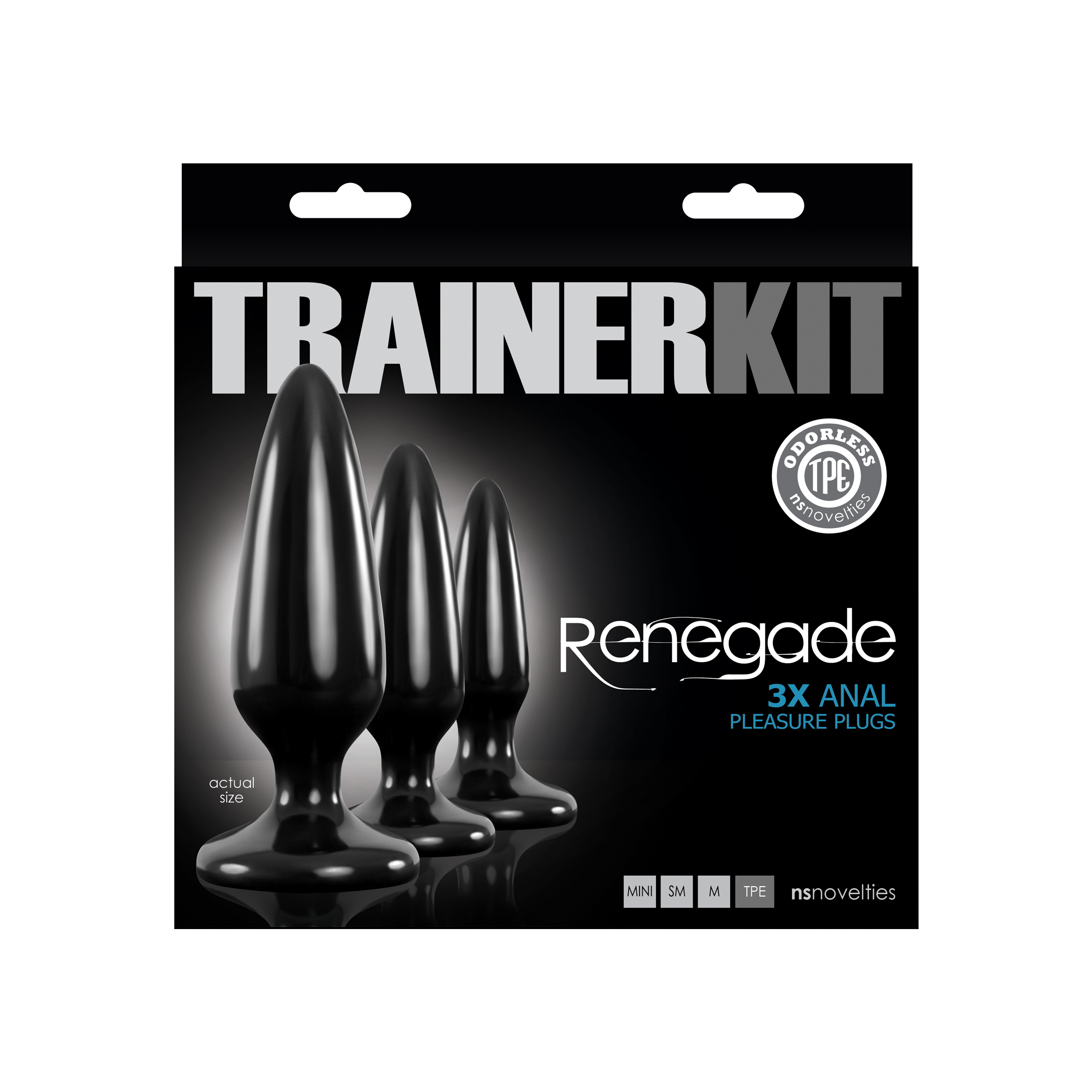 renegade pleasure plug 3pc trainer kit