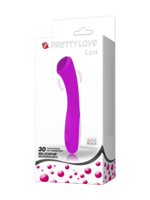 pretty love len rechargeable wand purple