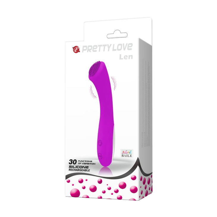 pretty love len rechargeable wand purple pretty love len rechargeable wand purple