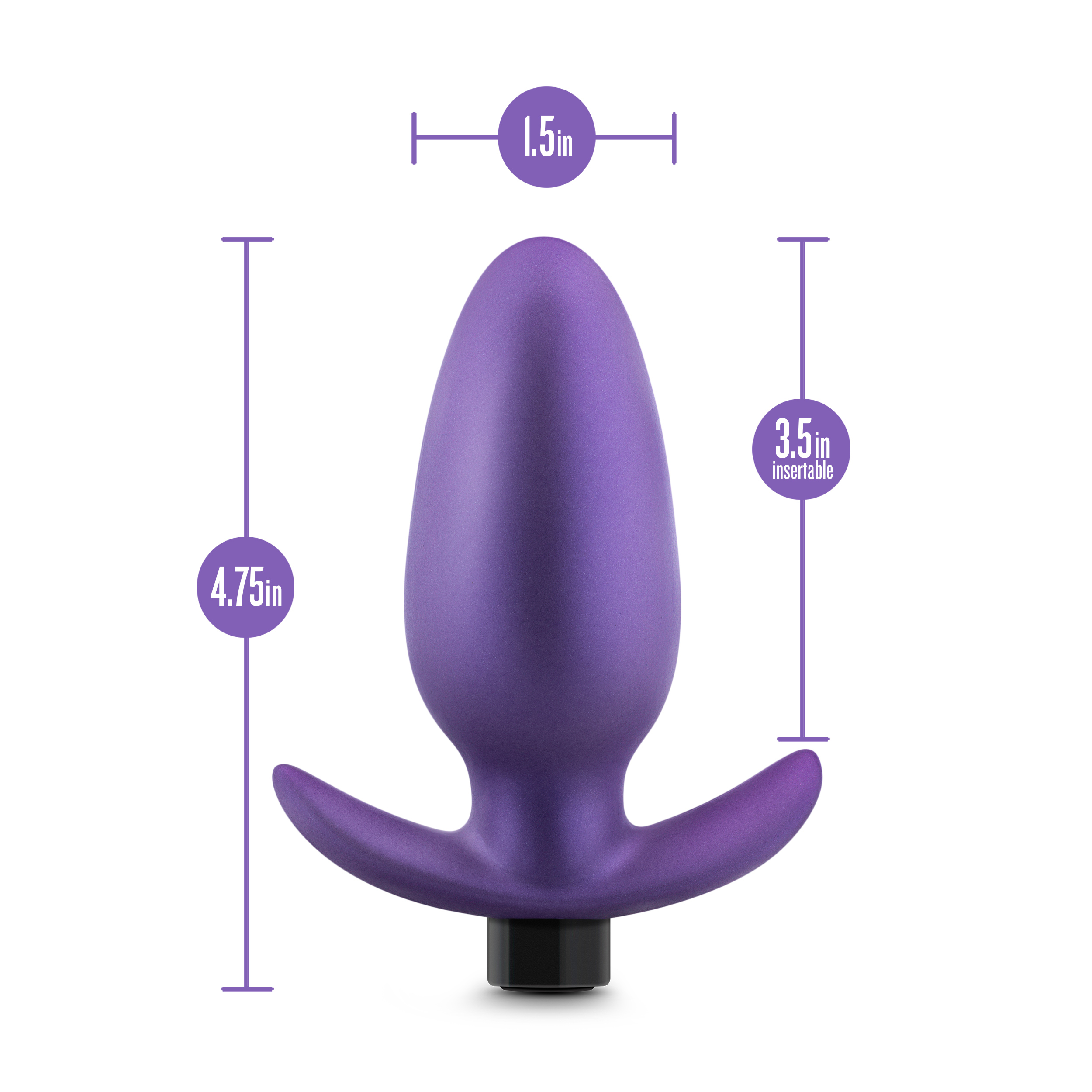 anal adventures matrix excelsior plug astro violet