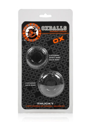 truckt 2 piece cockring set atomic jock black