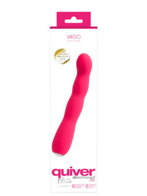 quiver plus rechargeable vibe pink
