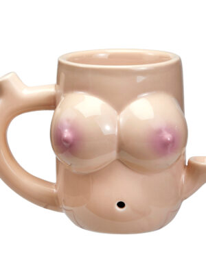 boob mug novelty pipe