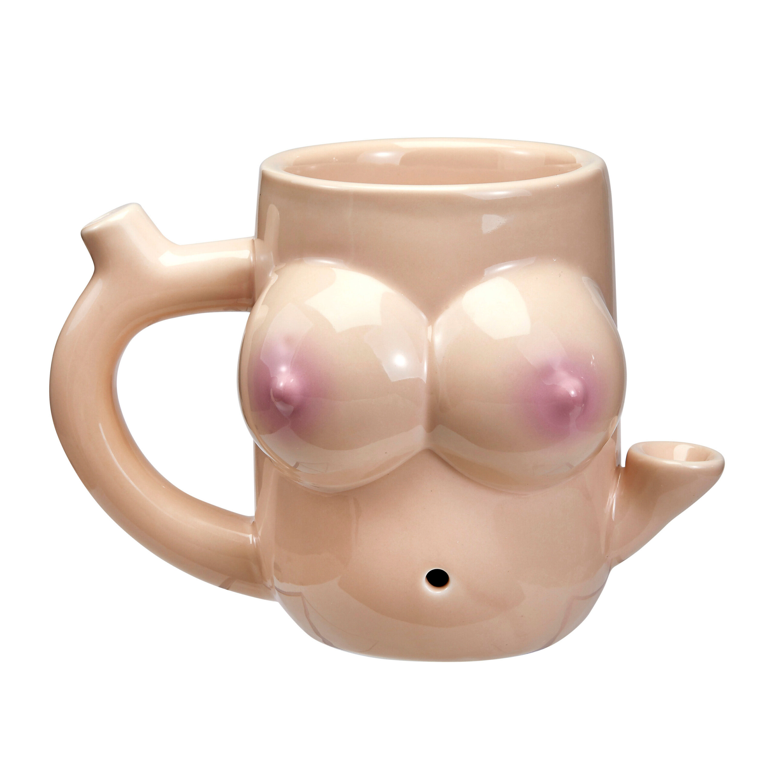 boob mug novelty pipe