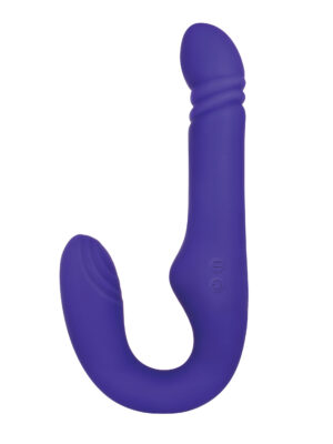 eve's ultimate thrusting strapless strap on purple eve's ultimate thrusting strapless strap on purple