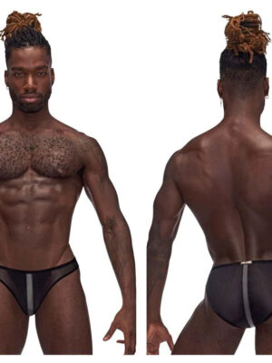 landing strip bikini brief xl black