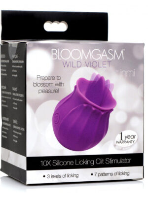 inmi bloomgasm wild violet licking silicone stimulator violet inmi bloomgasm wild violet licking silicone stimulator violet