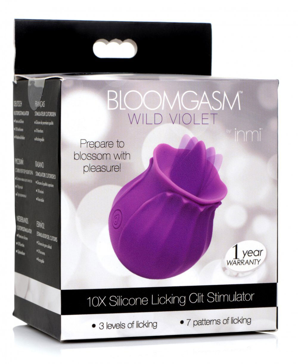 inmi bloomgasm wild violet licking silicone stimulator violet inmi bloomgasm wild violet licking silicone stimulator violet