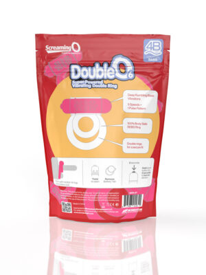screaming o 4b double o super powered vibrating double ring strawberry