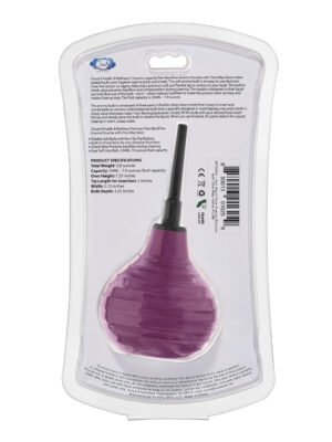 health and wellness deluxe enema douche non backflow one way valve 7.9 fl. oz. plum health and wellness deluxe enema douche non backflow one way valve 7.9 fl. oz. plum