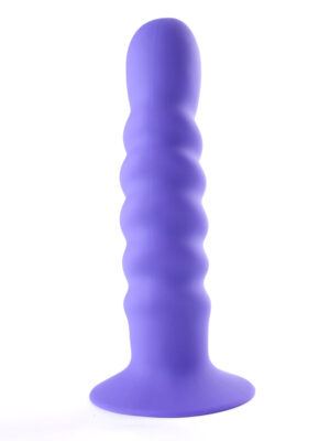 kendall silicone dong swirled satin finish neon purple kendall silicone dong swirled satin finish neon purple