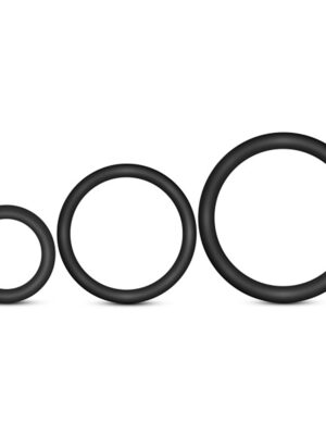 performance vs4 pure premium silicone cockring set black