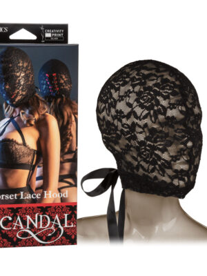 scandal corset lace hood