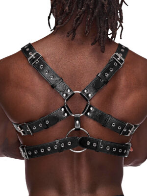 gemini leather harness one size black gemini leather harness one size black