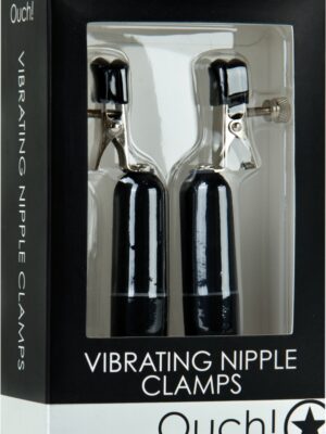 vibrating nipple clamps black