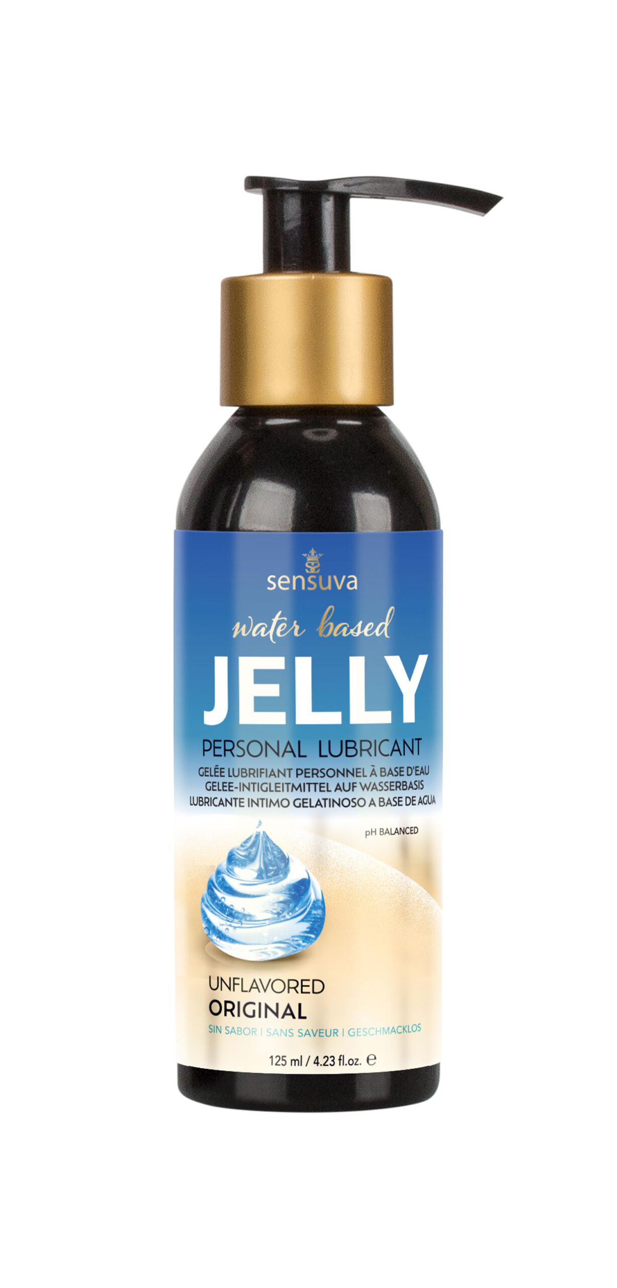 jelly water based personal lubricant 125ml 4 fl.oz