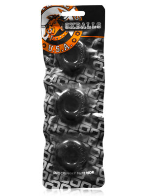 ringer cockring 3 pack small black