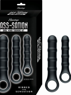 asssation anal wand training kit black