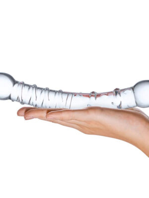 double trouble glass dildo double trouble glass dildo