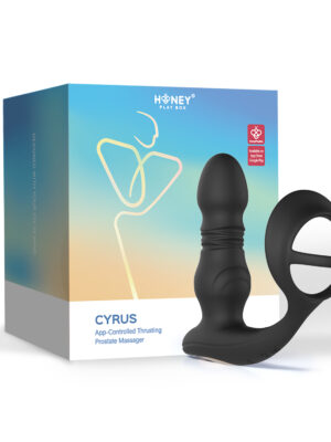 cyrus app control thrusting prostate massager black cyrus app control thrusting prostate massager black