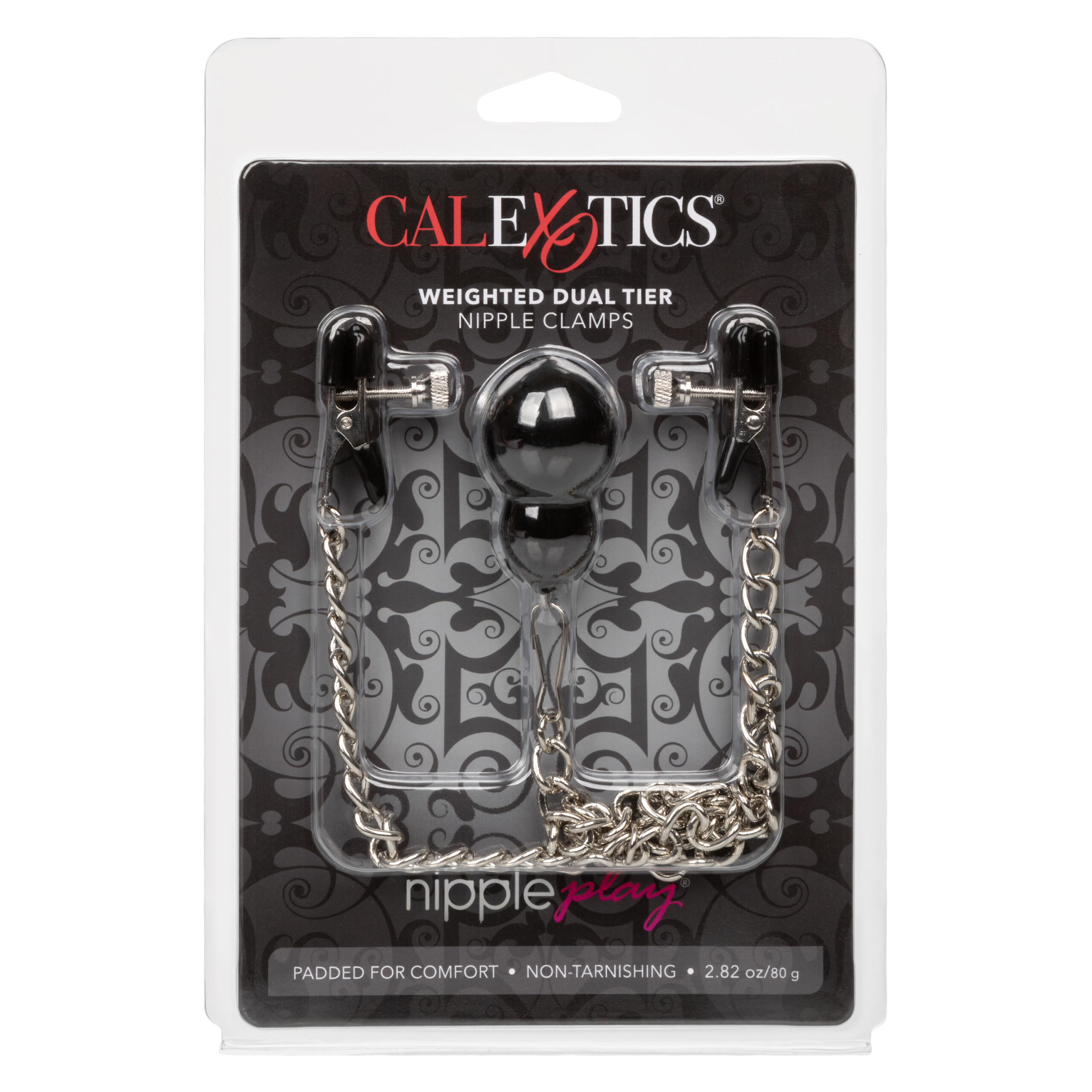 nipple play weighted dual tier nipple clamps