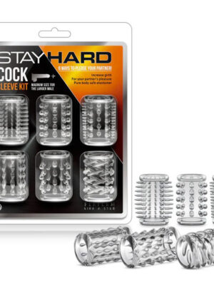 stay hard cock sleeve kit clear